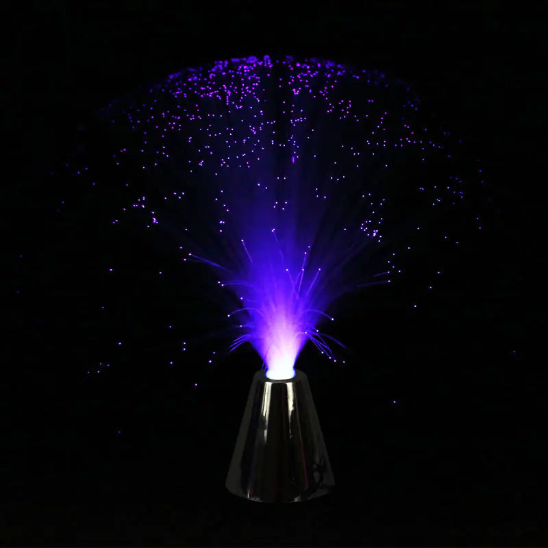Harmonia™ FiberGlow Light — Multicolor Fiber Optic Night Lamp