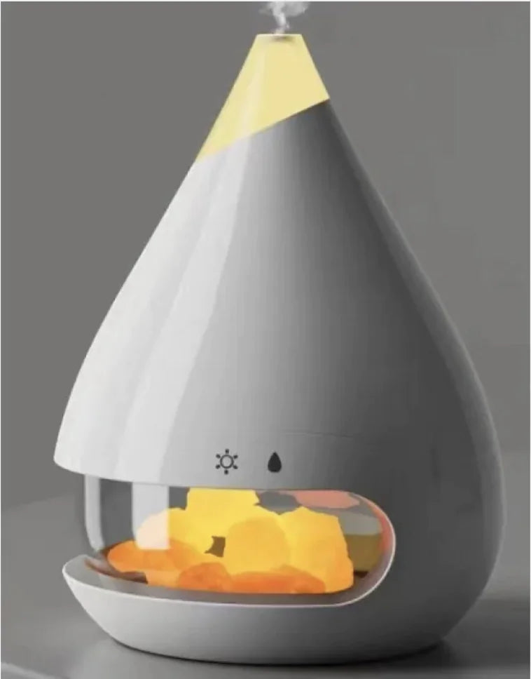 Harmonia VELV™ — Crystal Flame Diffuser & Air Purifier