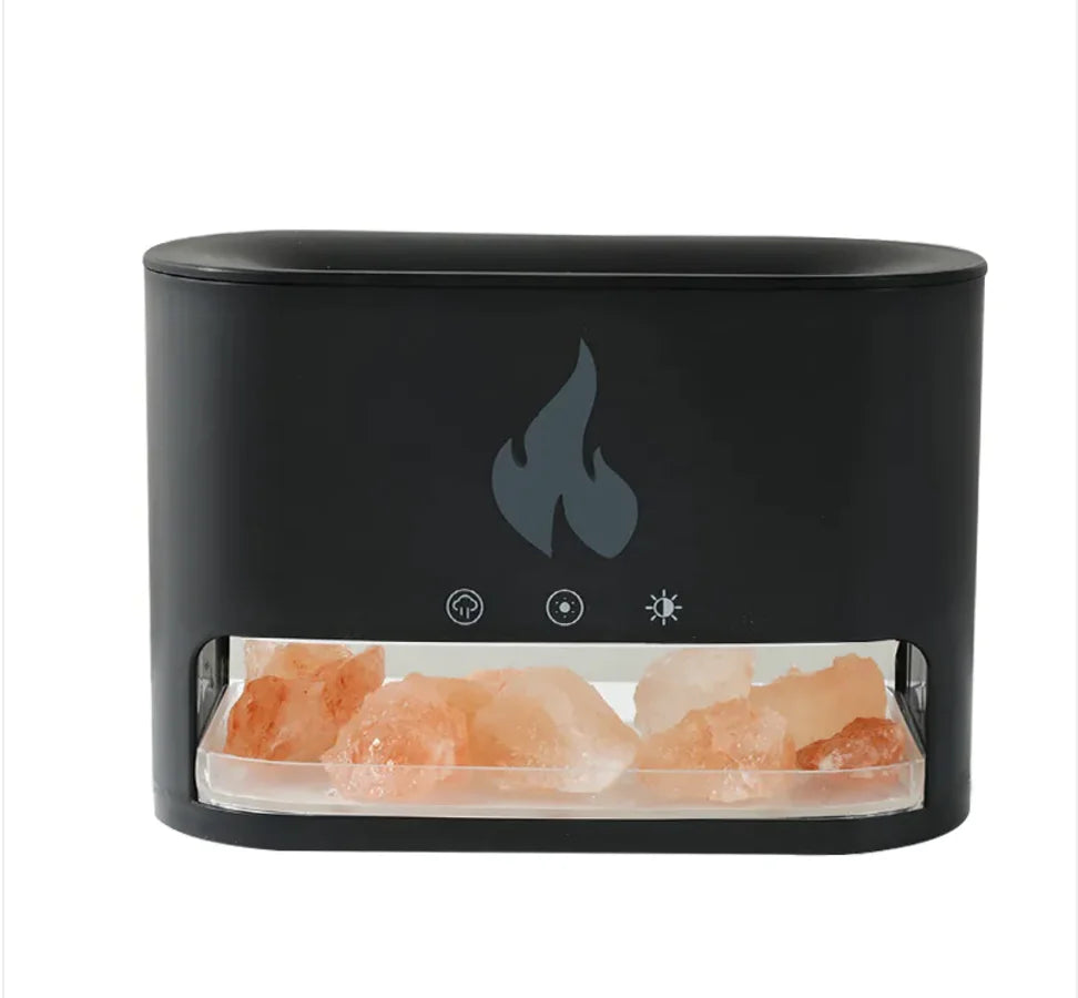 Harmonia VELV™ — Crystal Flame Diffuser & Air Purifier