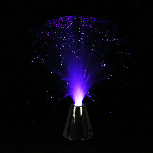 Harmonia™ FiberGlow Light — Multicolor Fiber Optic Night Lamp